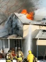 House fire in Wellington