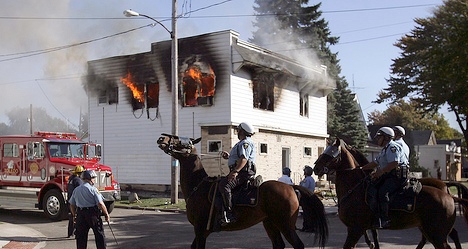 Toledo riots, Copyright Allan Detrich/www.allandetrich.com